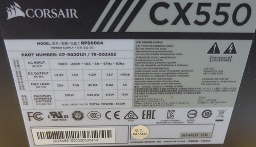 Corsair rps0064 alimentatore - corsair,