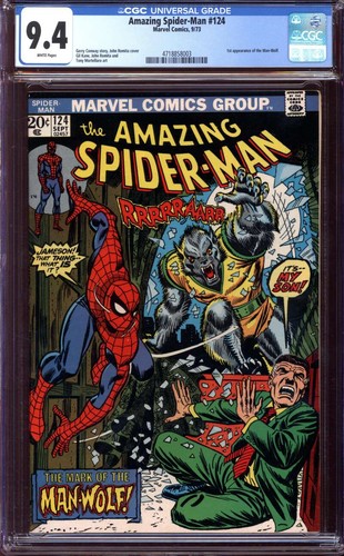 Amazing spider man 124 cgc - amazing, #124