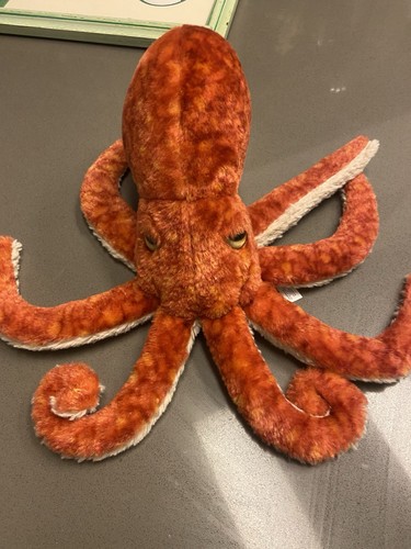Peluche polpo rosso - , arancione