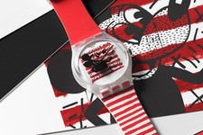 SWATCH x KEITH HARING MOUSE MARINIÈRE - GZ352 - NEW - DISNEY MICKEY MOUSE