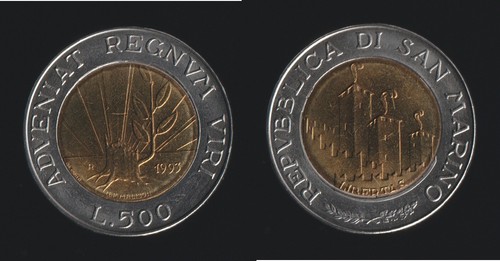 San marino 500 lire 1993 - san,