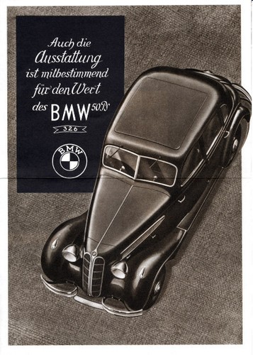 Bmw 326 brochure 1936 - -,