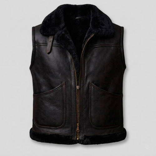 Gilet aviatore nero raf - gilet,