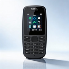 Nokia 105 Dual Sim, Nero