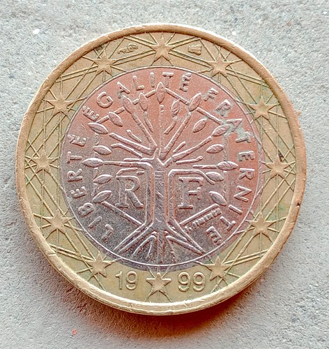 Moneta euro francia 1999 - 1,