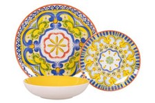 Servizio di Piatti da Tavola in Porcellana Syra 18 Pezzi Dimo Commerciale