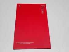 FERRARI AL SALONE AUTOMOBILE DI TORINO 1998 CARTELLA PRESENTAZIONE STAMPA PRESS