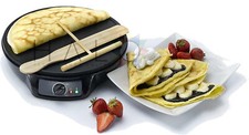 PIASTRA ELETTRICA PER CREPES DOLCI CREP PADELLA PROFESSIONALE ANTIADERENTE CREPE