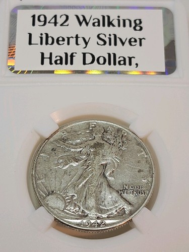 1942 walking liberty mezzo - walking,