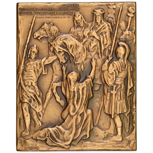 Medaglia canto purgatorio - x,