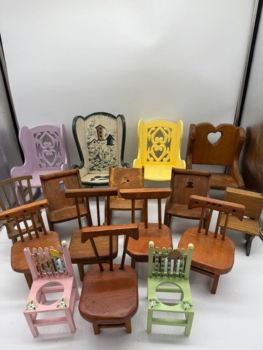Sedie bambola vintage - , fatte