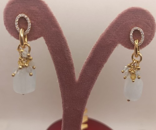 Orecchini argento dorato - orecchini, a