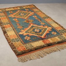 Tappeto Kars Antico Lana Nodo Grosso Turchia 219 x 130 cm Originale