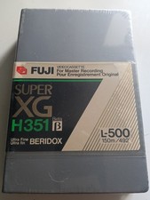 Videocassetta Fuji Super XG H351 Beta L-250 per registrazione master new