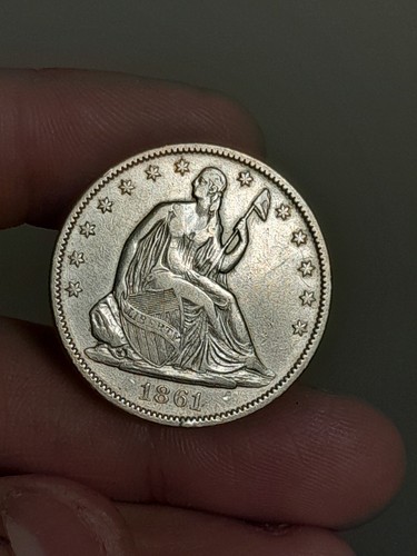 Mezzo dollaro liberty 1861