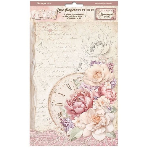 Carte riso a4 romance - di,