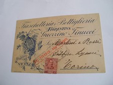 Vicenza - Fiaschetteria Bottiglieria Fiorentina Guerrino Tinucci  sp f. p. 1904