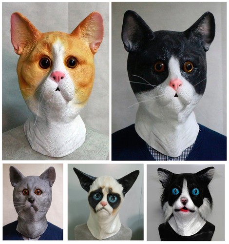 Lattice gatto maschera micio - lattice,
