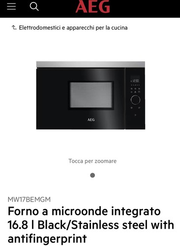 Forno microonde incasso - forno, da