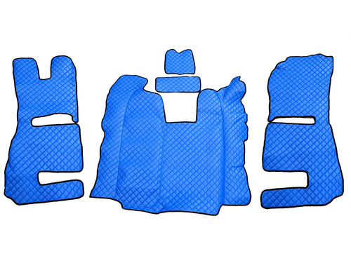 Tappetini ecopelle blu - in,