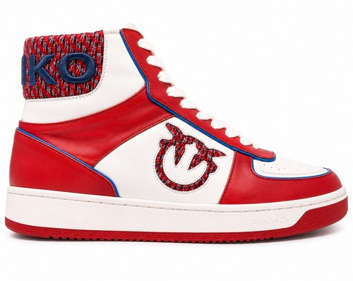 Sneakers alte pinko rosso - sneakers,