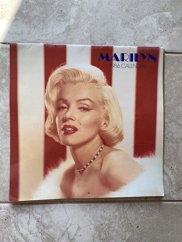 Calendario marylin monroe 1986 - calendario,