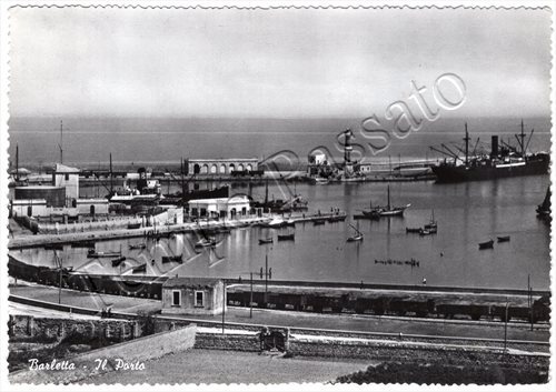 Cartolina barletta navi in - cartolina,