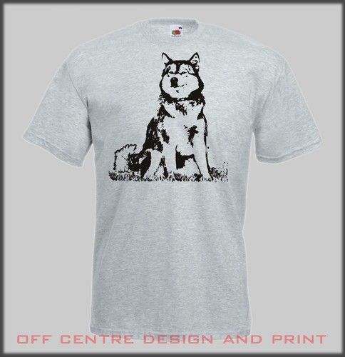 Sled dog spirit - sled, sitting