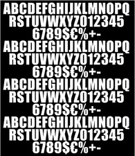 Kit 164 x lettere e numeri