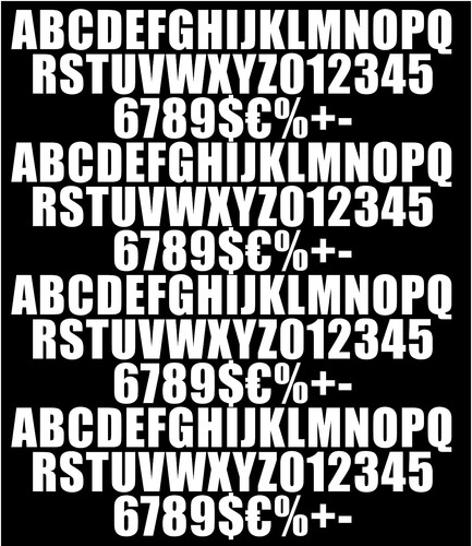 Kit 164 lettere numeri - kit,