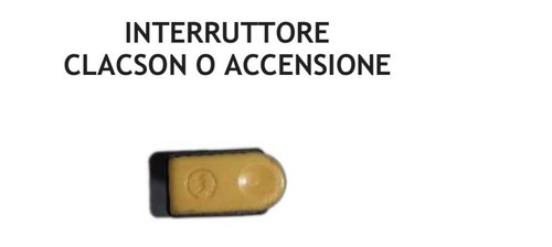 Interruttore clacson scooter - clacson, x