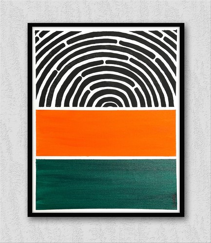 Quadro acrilico moderno