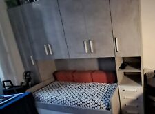 Armadio a ponte - 6 ante + letto singolo comprensivo di materasso
