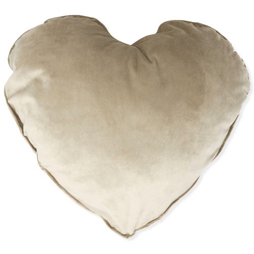 Cuscino cuore graubeige - cuore, in