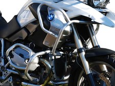 Paramotore HEED BMW R 1200 GS (2004 - 2012) - Full Bunker argento + Borse