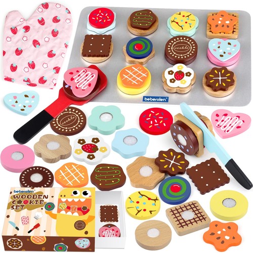 Set gioco biscotti legno - biscotti,