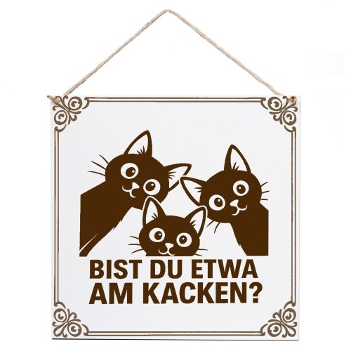 Divertente insegna igienica