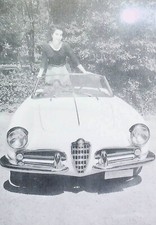 Postcard VINTAGE CAR ALFA