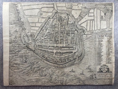 Gravure carte vue plan - gravure,