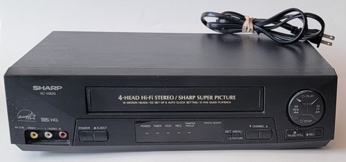 Sharp h820u vhs vcr 4 - vc-h820u,