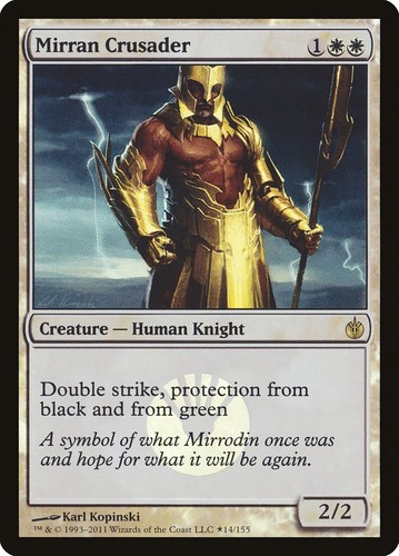 Mtg mirran crusader mirrodin - mtg,