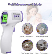 TERMOMETRO DIGITALE PER FEBBRE INFRAROSSI TEMPERATURA BAMBINI ADULTI PORTATILE