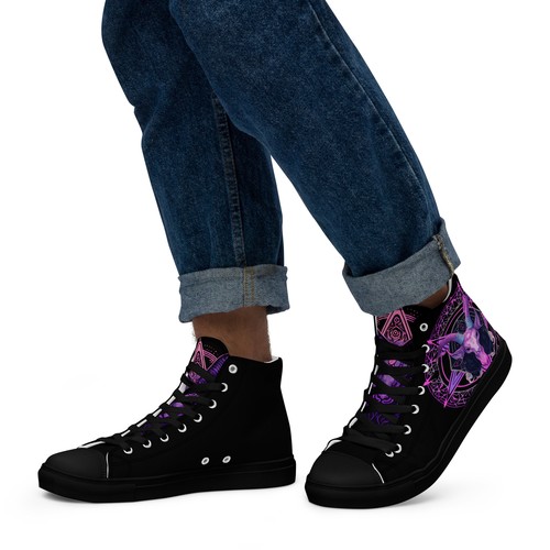 Scarpe alte tela uomo - scarpe,