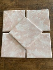 5 piastrelle ceramica vintage