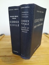 Manuali Hoepli Codice civile E Codice Penale -Franchi Feroci Ferrari-