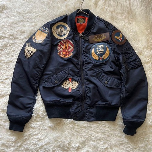 Avirex flight jacket navy - avirex,