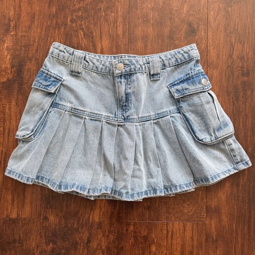 Forever minigonna blu denim - blu,