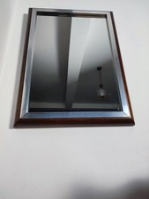 Specchio Anni 80' In Teak