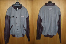 VINTAGE VARSITY JACKET COLLEGE HOCKEY 80'S 90'S Giacca felpata collegiale