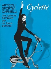 Carnielli Catalogo Cyclette Vogatore Skiff Gym Valiant Punching-Ball 1967